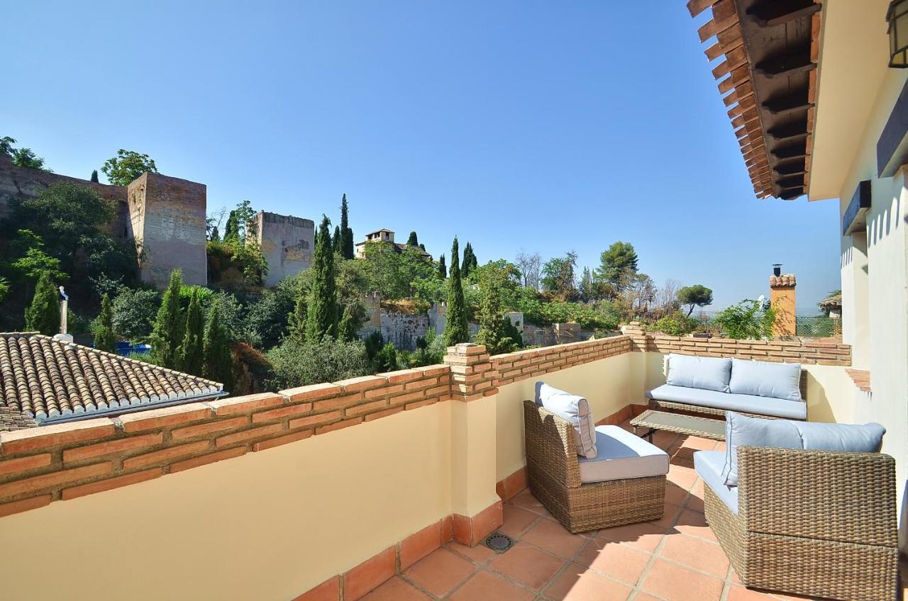 Loft Dar Al- Horra , Terraza, Parking & Vistas Villa Granada Ngoại thất bức ảnh