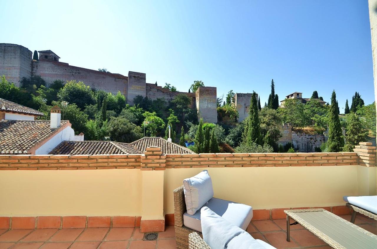 Loft Dar Al- Horra , Terraza, Parking & Vistas Villa Granada Ngoại thất bức ảnh
